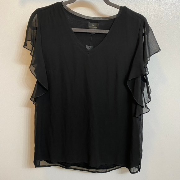 3 medium black blouses - Picture 2 of 11